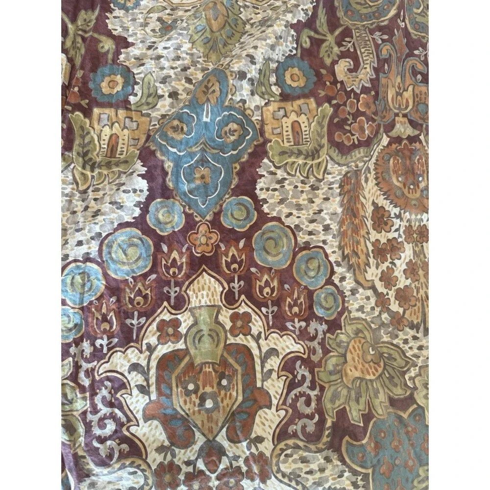 POTTERY BARN Angelina Ikat King DUVET & 2 Pillow Euro Shams Reversible